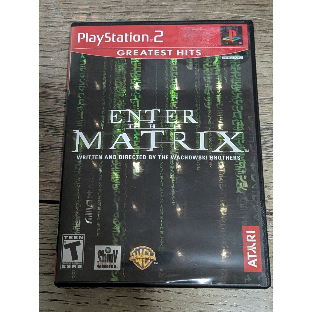 Enter The Matrix (Sony PlayStation 2, PS2, 2003) CIB Complete Tested Working